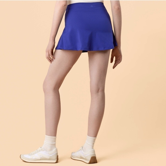 New Blogilates Women's Trailblaze Slit Skort Activewear Royal Blue Large (8-10) - Picture 3 of 8